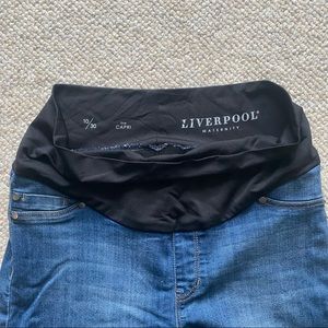 Liverpool Mirabella Maternity Capri Jeans, size 10/30, Like New!